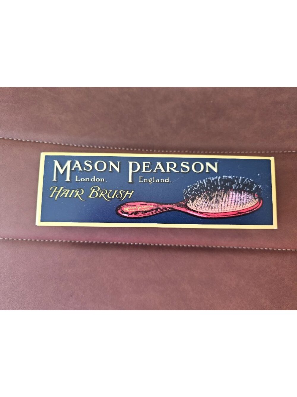 Mason Pearson Pocket Bristle & Nylon Hair Brush BN4 Dark Ruby